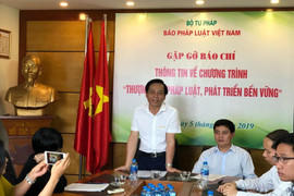 Vinh danh doanh nghiệp, doanh nhân 'Thượng tôn pháp luật, phát triển bền vững' năm 2019