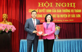 Con trai nguyên Bí thư Hà Nội Phạm Quang Nghị làm Phó bí thư huyện Sóc Sơn