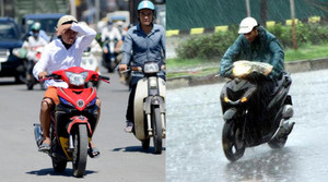 Sau nắng nóng 40 độ C, Bắc và Trung Bộ đón mưa dông diện rộng