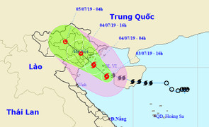 Bão số 2 cách Bạch Long Vĩ 100km, rạng sáng mai đổ bộ các tỉnh Quảng Ninh – Nam Định