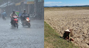 Bắc Bộ mưa lớn, Trung Bộ vẫn nắng nóng trên 38 độ C