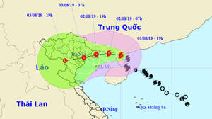 Bão số 3 liên tục đổi hướng, cách đất liền Quảng Ninh 300km