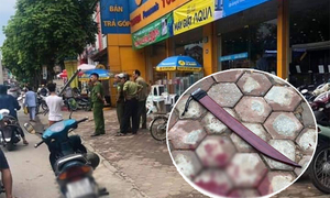 Kẻ côn đồ đến cửa hàng Điện máy Xanh chém tới tấp nhân viên bảo vệ rồi ra đầu thú