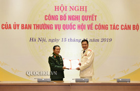 Tướng Nguyễn Minh Đức làm Phó Chủ nhiệm Uỷ ban Quốc phòng và An ninh của Quốc hội