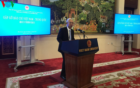 Đại sứ Việt Nam tại Bắc Kinh gặp gỡ báo chí Trung Quốc