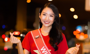 Thanh Khoa rạng rỡ về Việt Nam sau khi đăng quang Hoa hậu Sinh viên Thế giới 2019