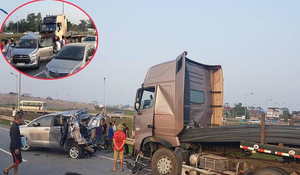 Container đâm Innova lùi trên cao tốc: 3 vấn đề cần làm rõ