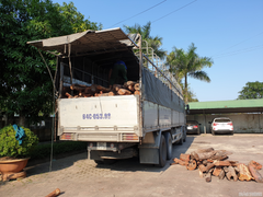 Bắt xe tải chở hơn 18 tấn gỗ trắc ở Hà Tĩnh