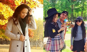 Quyền Linh, MC Đan Lê và loạt sao Việt thích thú du lịch Hàn Quốc