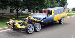 Cadillac 1972 'độ' thành xe tang 6 bánh kỳ dị 