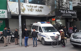 Công an Hà Nội điều tra nguyên nhân một người chết ở Thẩm mỹ viện Việt Hàn