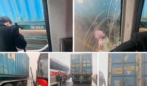 Thực hư xe container 'dìu' xe khách mất phanh, cứu hàng chục người ở Sơn La