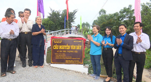 Khánh thành cầu mang tên Anh hùng Nguyễn Văn Bảy