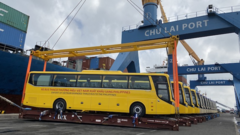 Thaco xuất khẩu xe bus thương hiệu Việt sang Philippines