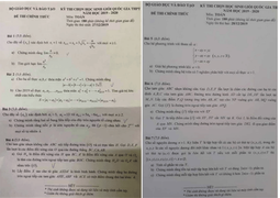 Thử sức với đề thi chọn học sinh giỏi quốc gia môn Toán