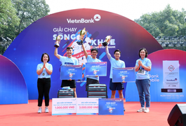 Giải chạy 'Sống khỏe cùng VietinBank': Lan tỏa và sẻ chia yêu thương