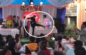 Clip: Chú rể nổi điên ném ly, đập phá trước mặt hai họ ngay trong lễ cưới