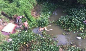 2 chị em ruột chết đuối thương tâm tại ao nước gần nhà