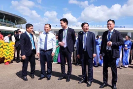 Sân bay Phù Cát đón chuyến bay quốc tế đầu tiên