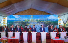 Khởi công dự án đường 402 tỷ đồng nối Vành đai 3 với cao tốc Hà Nội-Hải Phòng