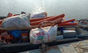 Bắt 3 kẻ trộm tài sản ở bờ kè chống ngập