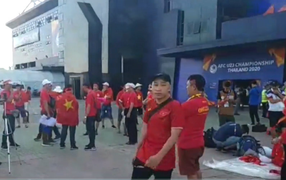 TRỰC TIẾP: Không khí trước trận U23 Việt Nam và U23 UAE tại Thái Lan