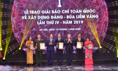 VOV giành 2 giải A tại giải báo chí 'Búa Liềm vàng' năm 2019