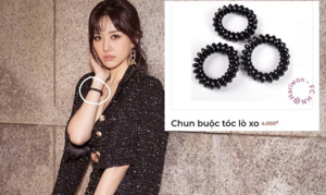 Fan 'lầy lội' lấy ảnh sang chảnh, diện đồ hiệu của Hari Won làm mẫu bán chun buộc tóc giá 4.000 đồng