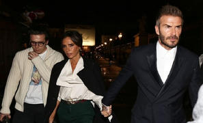 Gia đình David Beckham nổi bật khi cùng dự show thời trang