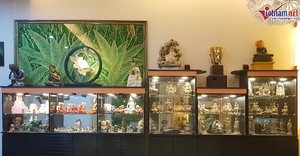 Nhà hơn 50 năm tuổi trưng bày hàng trăm tượng Phật của NSND Kim Cương