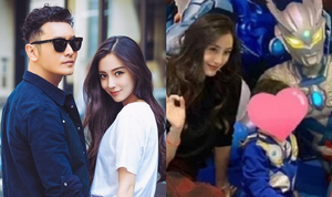 Angela Baby và Huỳnh Hiểu Minh hiếm hoi bên nhau