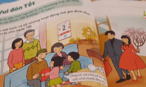 Tết Nguyên đán được tái hiện trên sách giáo khoa lớp 1 thế nào?