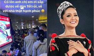 H'Hen Niê vạ vật ở sân bay vì chuyến bay quá tải
