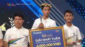 10X Quảng Trị có điểm số lọt top 5 Olympia năm thứ 20 