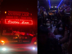 Tạm giữ xe khách 47 chỗ 'nhồi nhét' 78 người 