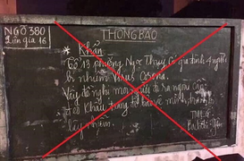 Công an Hà Nội bác tin tổ dân phố có 4 người nhiễm virus corona