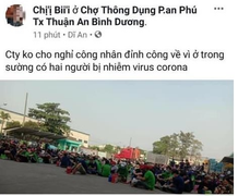 Bịa tin đình công do corora làm chết 2 người, thiếu nữ 17 tuổi bị xử phạt