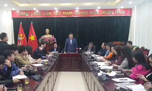 TRỰC TIẾP: Hà Nội họp báo xử lý sai phạm tại dự án 8B Lê Trực