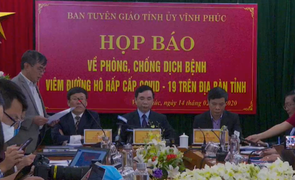 TRỰC TIẾP: Vĩnh Phúc họp báo thông tin phòng, chống dịch Covid-19