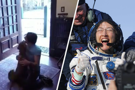 Video: Tan chảy khoảnh khắc đoàn tụ của nữ phi hành gia NASA và cún cưng