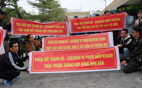 Bị ‘vây’ trụ sở, chủ đầu tư Cocobay hẹn ngày đàm phán với khách hàng