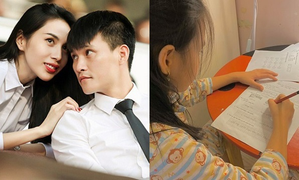 Dạy con gái học bài, Thủy Tiên cười ngất vì bé gọi Valentine là 'lễ tình thương'