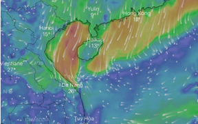 Ứng dụng thời tiết Windy không có quần đảo Hoàng Sa của Việt Nam