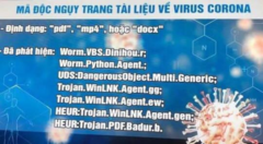 Công an Hà Nội cảnh báo về hacker phát tán mã độc qua tin Covid-19