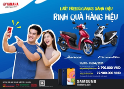 Nhận ngay quà cực 'xịn' khi mua Yamaha Janus và FreeGo