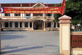 Con trai lấn chiếm đất công, bí thư xã bị kỷ luật cảnh cáo