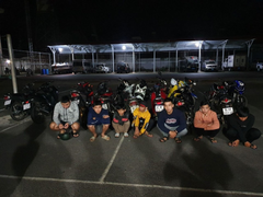 Chặn cuộc đua xe của 'quái xế trẻ trâu', công an Đồng Nai tạm giữ 54 xe máy 