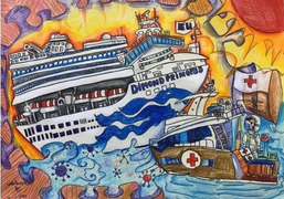 Video: Bé gái 10 tuổi vẽ tranh phòng chống dịch Covid-19 gây 'sốt' cộng đồng mạng