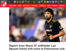 Trang chủ giải MLS: Lee Nguyễn sắp rời Inter Miami
