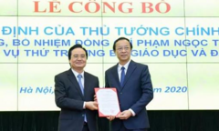 Công bố quyết định bổ nhiệm Thứ trưởng Bộ GD-ĐT Phạm Ngọc Thưởng